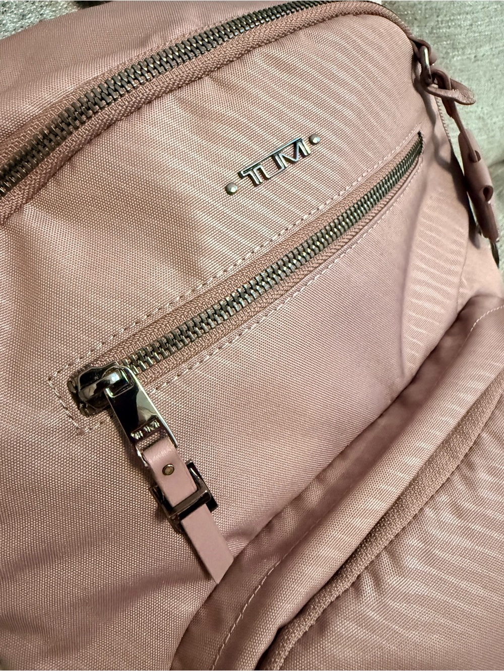 Tumi Harriet Dusty Rose Mauve 13” Travel School College University Backpack $395 - Picture 6 of 10